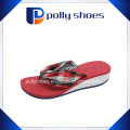 Meninas Praia Flip Flops Plataforma Wedge Heel Bombas Chinelos